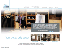 Tablet Screenshot of closetsystems.com